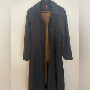 Classic olive green trench coat